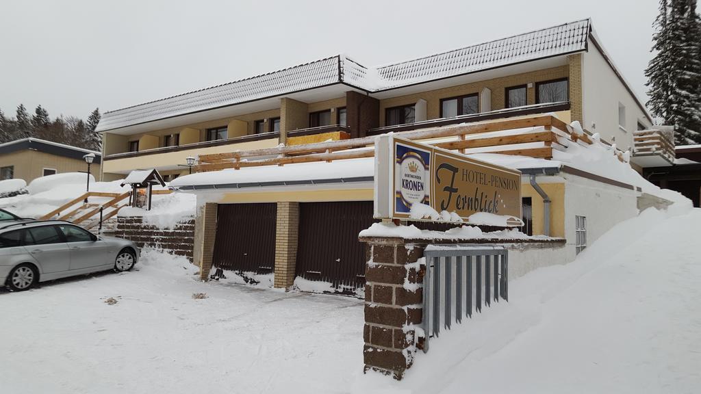 Hotel Pension Fernblick Sankt Andreasberg Bagian luar foto